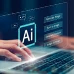 Personne qui créé un site internet avec de l'IA